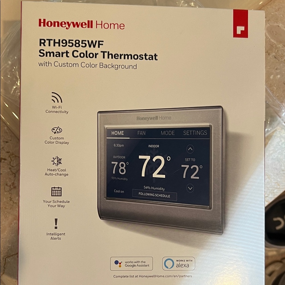 Honeywell Home RTH9585WF Smart Color Thermostat - Gray